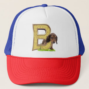 Birthday-Capital- letter-B Art Trucker Hat Pet