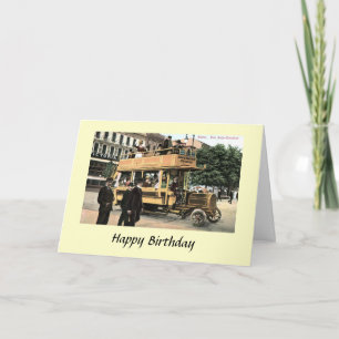 Birthday Card - Berlin Auto-Omnibus Kaart
