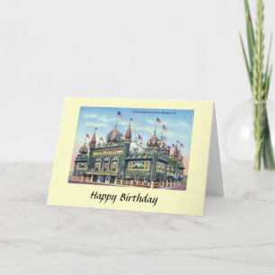 Birthday Card - Corn Palace, Mitchell, S Dakota Kaart