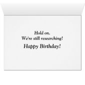 Birthday Card for a Senior - dinosaur and volcano (Intérieur Horizontal (Bas))