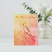 Birthday Card for Bird Lovers Briefkaart (Staand voorkant)