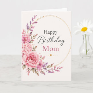 Birthday Card for Mom Kaart