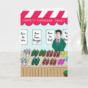 Birthday Card for Runner - Jake loopt Kaart