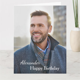 Birthday Card Foto Big Custom Kaart