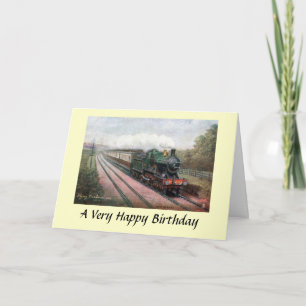 Birthday Card - GWR "Flying Dutchman" Kaart