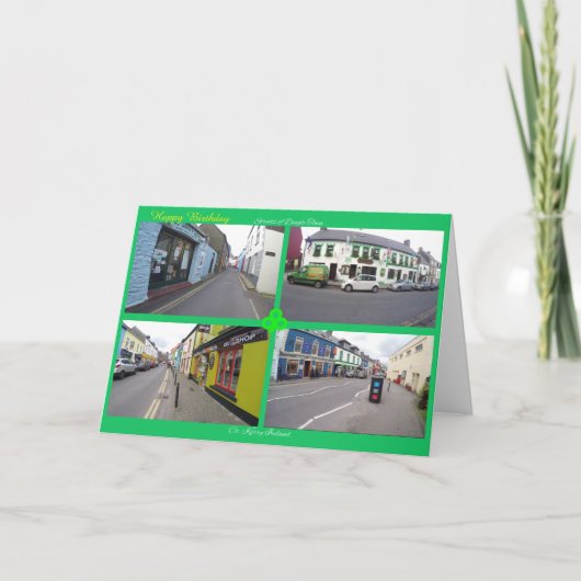 Birthday Card Irish Kaart (Voorkant)