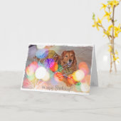 Birthday Card Kaart (Gele Bloem)