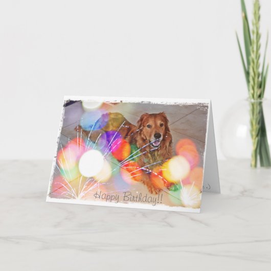 Birthday Card Kaart (Voorkant)