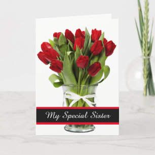 Birthday Card - Mijn speciale zuster Card Kaart