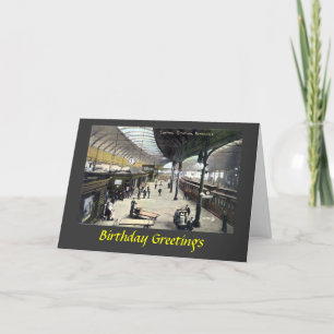Birthday Card - Newcastle-upon-Tyne Station Kaart