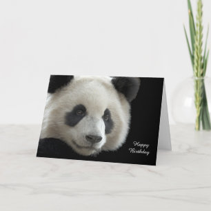Birthday Card Panda Kaart