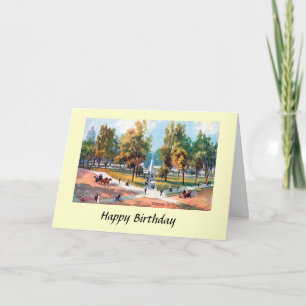 Birthday Card - Portland, Oregon - The Plaza Kaart