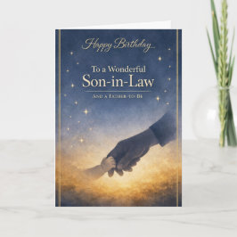 Birthday Card Son In Law - Father to be Kaart