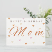 Birthday Card voor mam Kaart (Staand voorkant)
