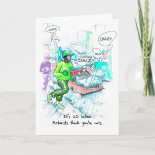 Birthday Card voor Runner - Crazy Runners Kaart