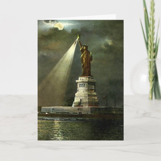 Birthday Card - Vrijheidsbeeld Kaart (Voorkant)