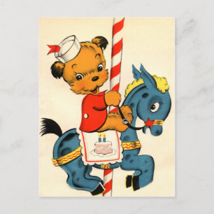 Birthday Carousel Briefkaart