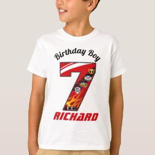 Birthday cars 7, Racing Birthday 7e T-shirt