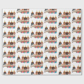 Birthday Cavalier King Charles Spaniel Cadeaupapier (Vlak)