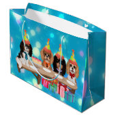 Birthday Cavalier King Charles Spaniel Groot Cadeauzakje (Achterkant Gekanteld)