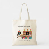 Birthday Cavalier King Charles Spaniel Tote Bag (Achterkant)