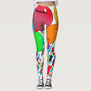 Birthday Celebrate Happy Birthday Leggings