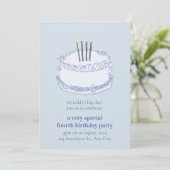 Birthday Celebration – Editable Party Invitation T (Debout devant)