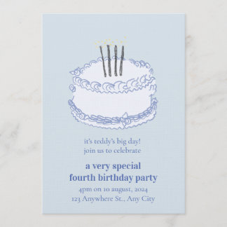 Birthday Celebration – Editable Party Invitation T