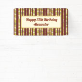 Birthday Celebration Rustic Any Age Birthday Spandoek (Insitu)