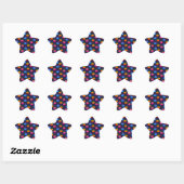 Birthday Celebration Ster Sticker (Vel)