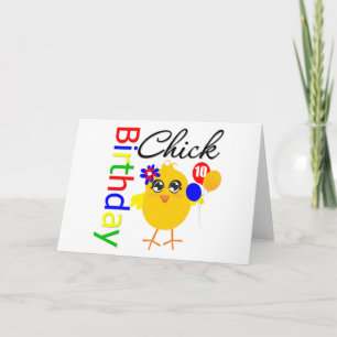 Birthday Chick 10 jaar oud Kaart