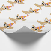 Birthday Chihuahua Cadeaupapier (Hoek)
