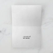 Birthday Chimpansee Kaart (Binnen)