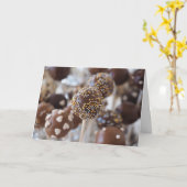 BIRTHDAY CHOCOLAATE CAKE POP KAARTEN (Gele Bloem)