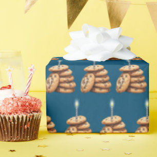 Birthday Chocolate Chip Cookies Cadeaupapier