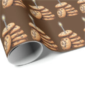 Birthday Chocolate Chip Cookies Cadeaupapier (Rol Hoek)