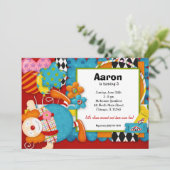 Birthday Clown Kaart (Staand voorkant)