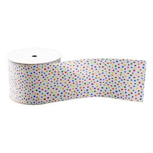Birthday confetti rainbow grosgrain lint (Spoel)