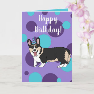 Birthday Corgi Card Kaart