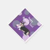 Birthday Corgi Servet (Hoek)