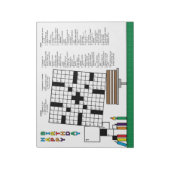 Birthday Crossword Puzzle (59 clusters) Notitieblok (Gedraaid)