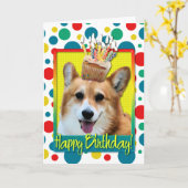 Birthday Cupcake - Corgi - Owen Kaart (Gele Bloem)