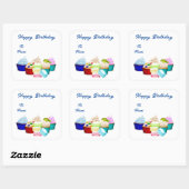 Birthday Cupcake Gift Label Stickers (Vel)