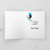 Birthday Cupcake Humor Kaart (Binnen)