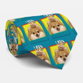 Birthday Cupcake Pomeranian Stropdas (Opgerold)
