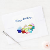 Birthday Cupcake Stickers (Envelop)