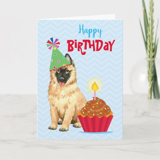 Birthday Cupcake Tervuren Kaart (Voorkant)