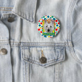 Birthday Cupcake - Westie - Tank Ronde Button 5,7 Cm (In situ)