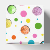 Birthday Cupcakes and Stippen Monogram Bedankdoosjes (Bovenkant)