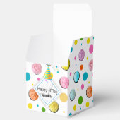 Birthday Cupcakes and Stippen Monogram Bedankdoosjes (Geopend)